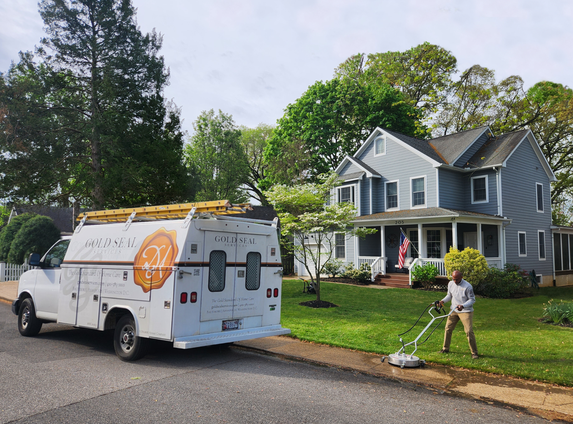 GSS Truck, Power Washing, Annapolis, Hosue